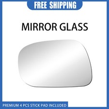 LH Side Mirror Glass Replace For 2002 2003 2004 Toyota Camry Sedan US Model Flat