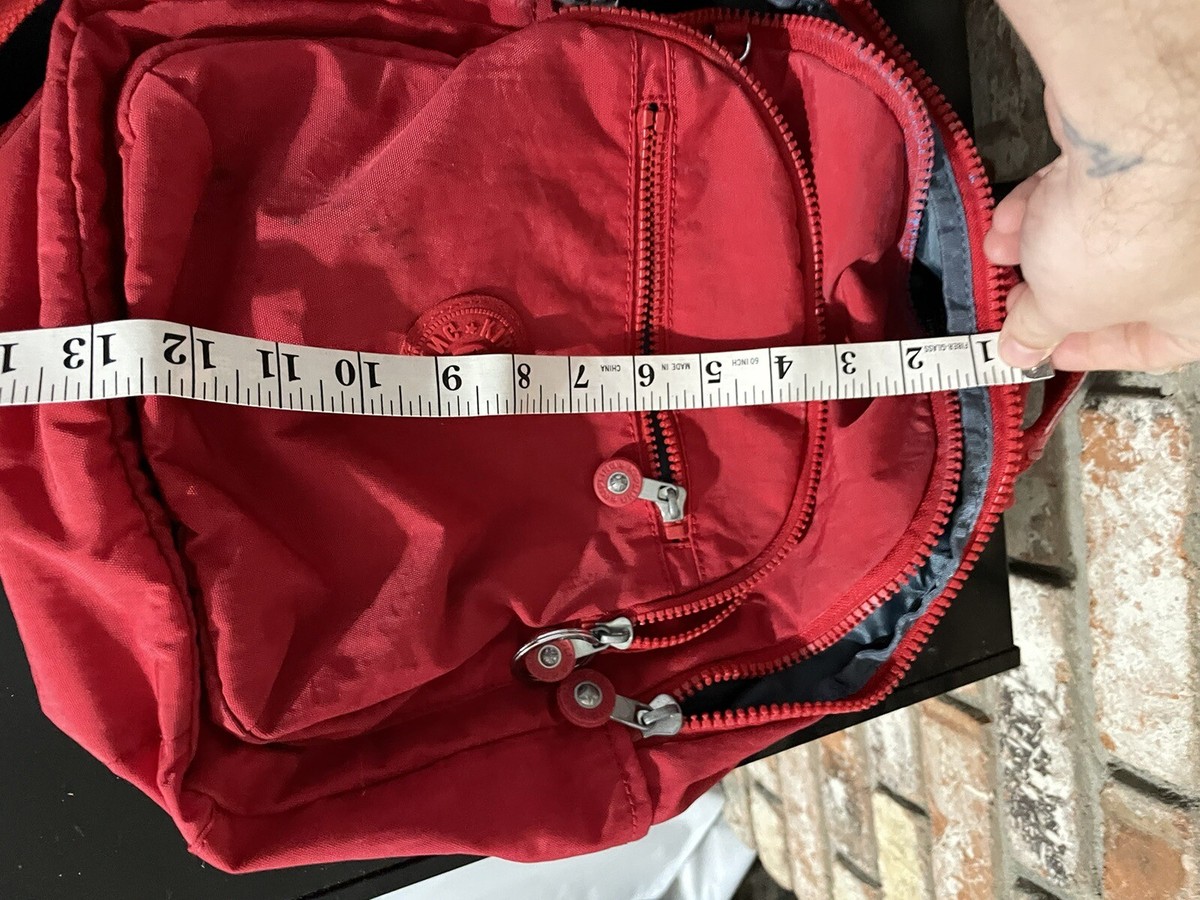 Kipling Seoul Bright Red Bag Large Kipling Seoul Backpack in Light Red | Mercari main image 2
