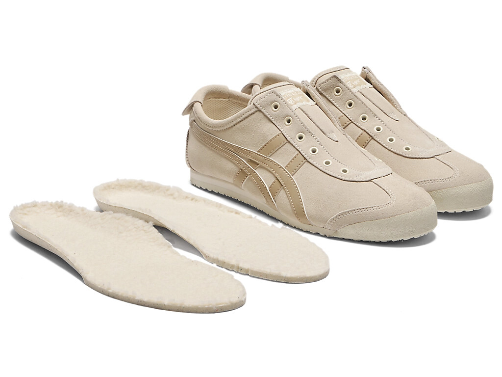 ◆onitsuka tiger◆ Mexican 66 slip-ons 1183C157_200 Onitsuka Tiger MEXICO 66 SLIP-ON 1183C157 200 BIRCH WOOD