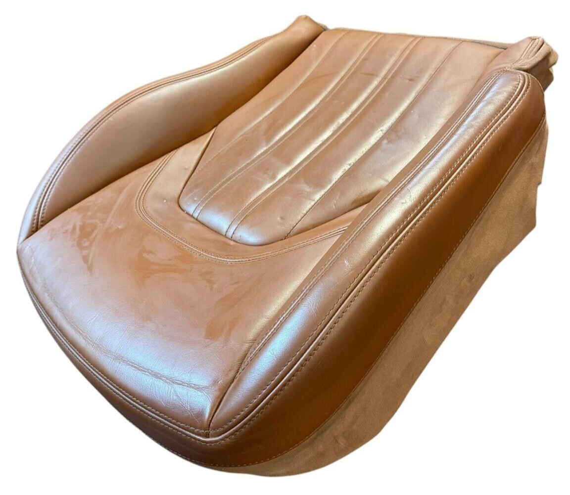 14-20 MASERATI QUATTROPORTE FRONT LEFT DRIVER SEAT CUSHION BOTTOM LOWER BROWN