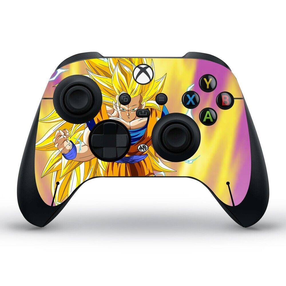 Xbox series X S Controller Skin Sticker Decal Vinyl Wrap Dragon Vageta Anime-image
