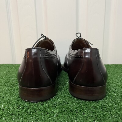 Bally David Mens Dress Burgundy Leather Brogue Tasseled  display picture 2