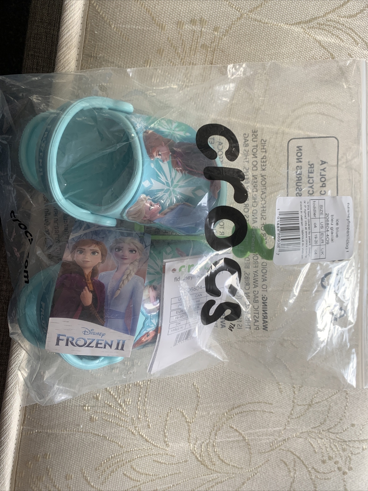 Zuecos clásicos infantiles Crocs de JD Outlet, azules