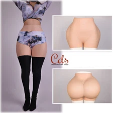 Silicone Hip Buttock Enhancer Transgender Crossdresser Fake Vagina Pants Panties