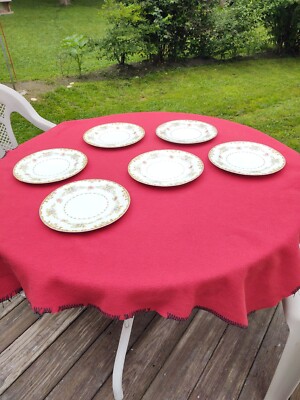 Vintage Express China Made In Japan 6 Dinner Plates
