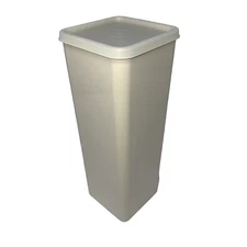 Vintage Tupperware 1696-2 Almond Cheese/Cracker Keeper With Lid & Insert