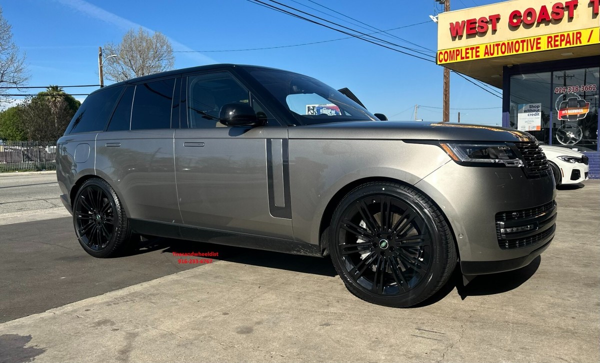 Range Rover Black Rims