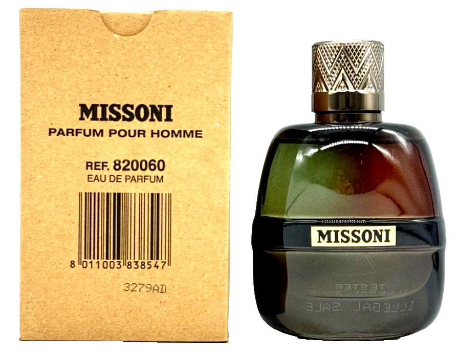 Missoni Pour Homme for Men oz Eau de Parfum Spray *TR* NEW 100