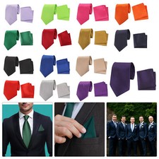 Fashionable Neck Tie and Handkerchief Set for Elegance and Style Wedding Gifts