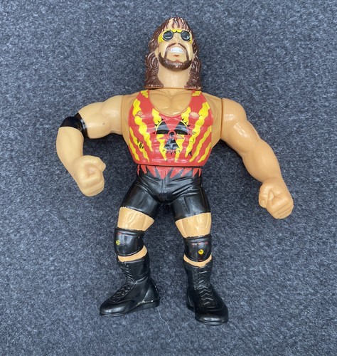 WWF Titan Hasbro Loose Adam Bomb Figure Green Card...