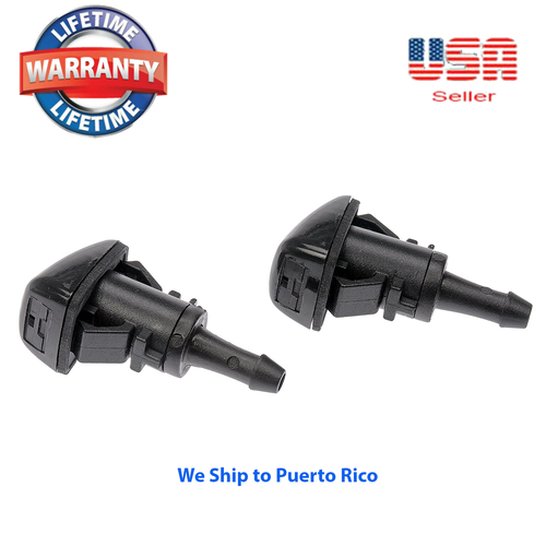Set 2 Windshield Washer Nozzle Front For 200 PT Cruiser Sebring Avenger