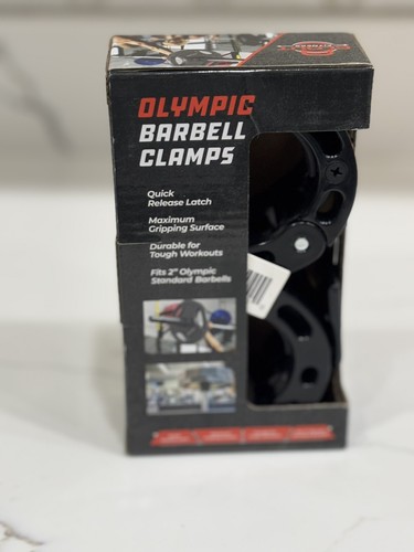Clout Fitness Olympic Barbell Clamps Collars Quick Release Fit 2 Inch - 第 2/4 張圖片