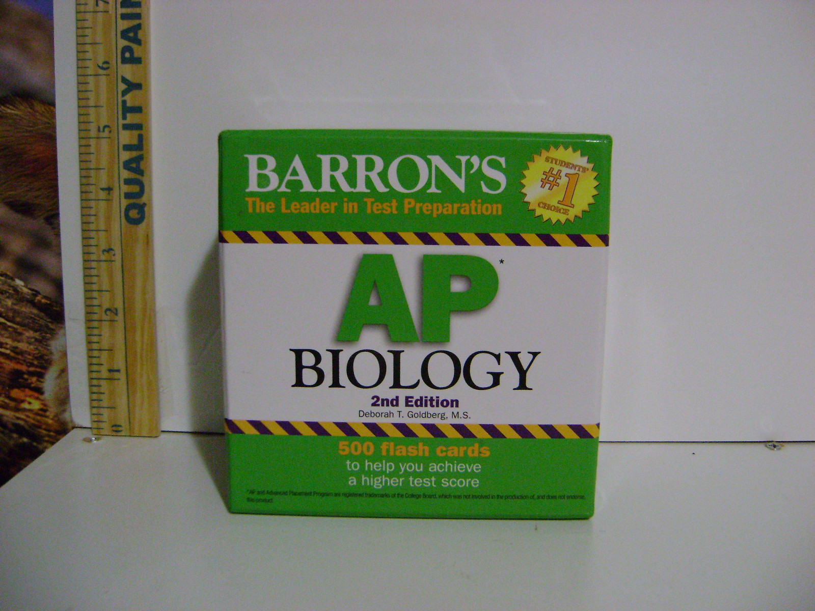 Barron's AP BIOLOGY Flash Cards Test Prep eBay