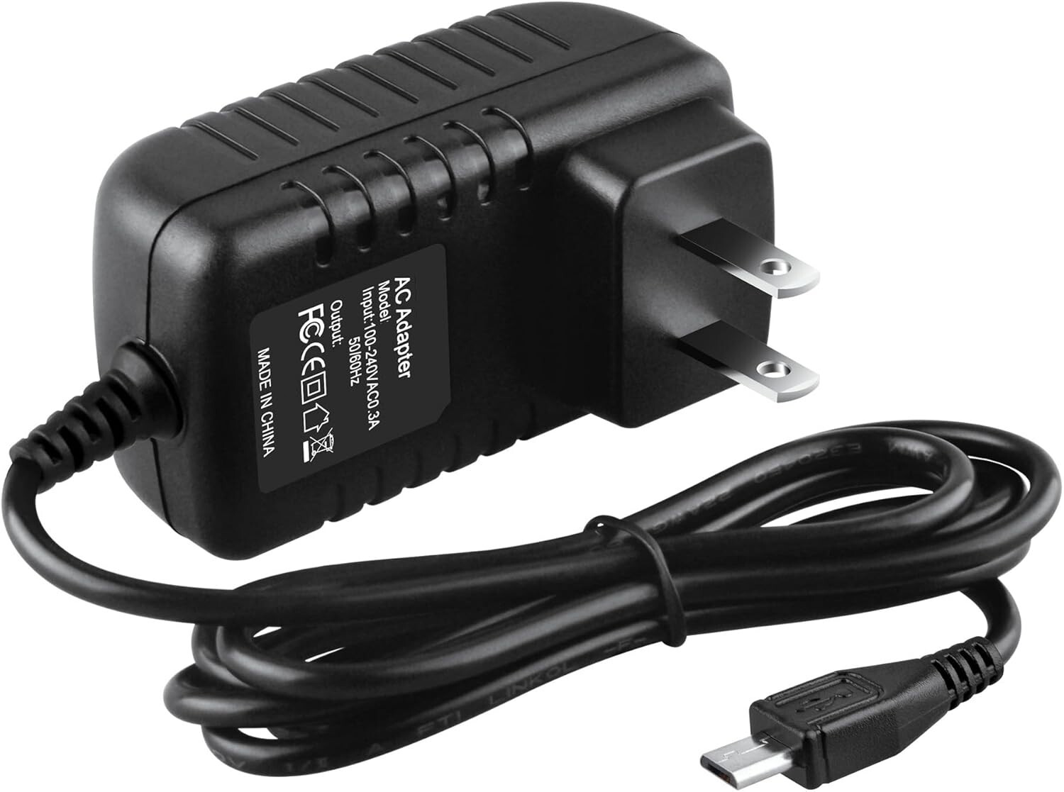 Travel Charger Compatible With Tablet Pc With Micro Usb Plug