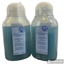 2 PERLIER Mediterranean Exfoliating Shower  Bath Gel Sea-Exracts 8.4 oz Italy