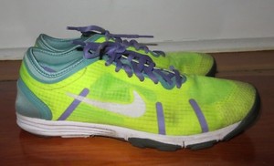 nike fluorescent yellow shoes