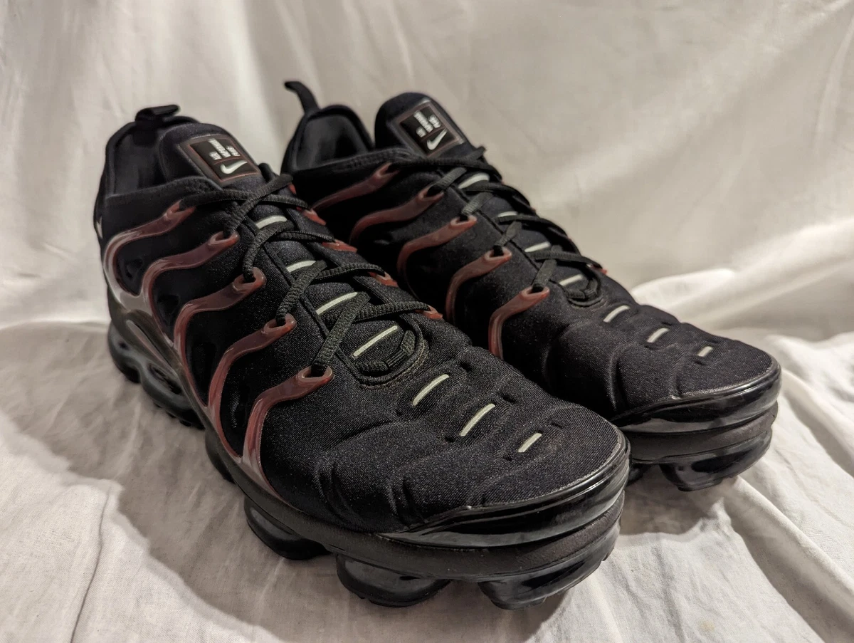 Nike Air Vapormax Plus, Black/Noble Red, 924453-021, Men's 14 - NEEDS  INSOLES | eBay