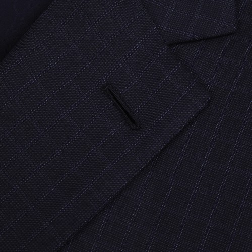 NEW $4,595 Brioni 'Brunico Super 160's' Midnight Blue 2B Men's Sport Coat US 44R - Picture 9 of 14