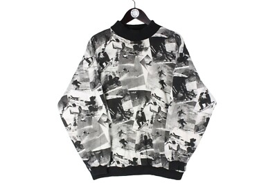 VINTAGE S.OLIVER SWEATSHIRT SIZE S gray surfing crewneck jumper 90s sport
