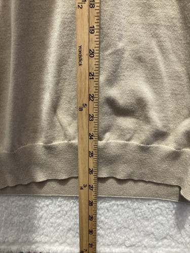 Luchiano Visconti tan Beige Pullover Preppy Business Casual Sweater Size XL - Bild 6 von 7