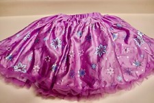 Disney Collection Elsa Skirt Size 5/6 Child Perfect For Halloween Gently Used