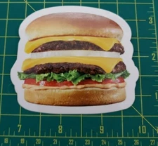 In N Out Burger Decal Bumper Sticker (Double Double) New INO