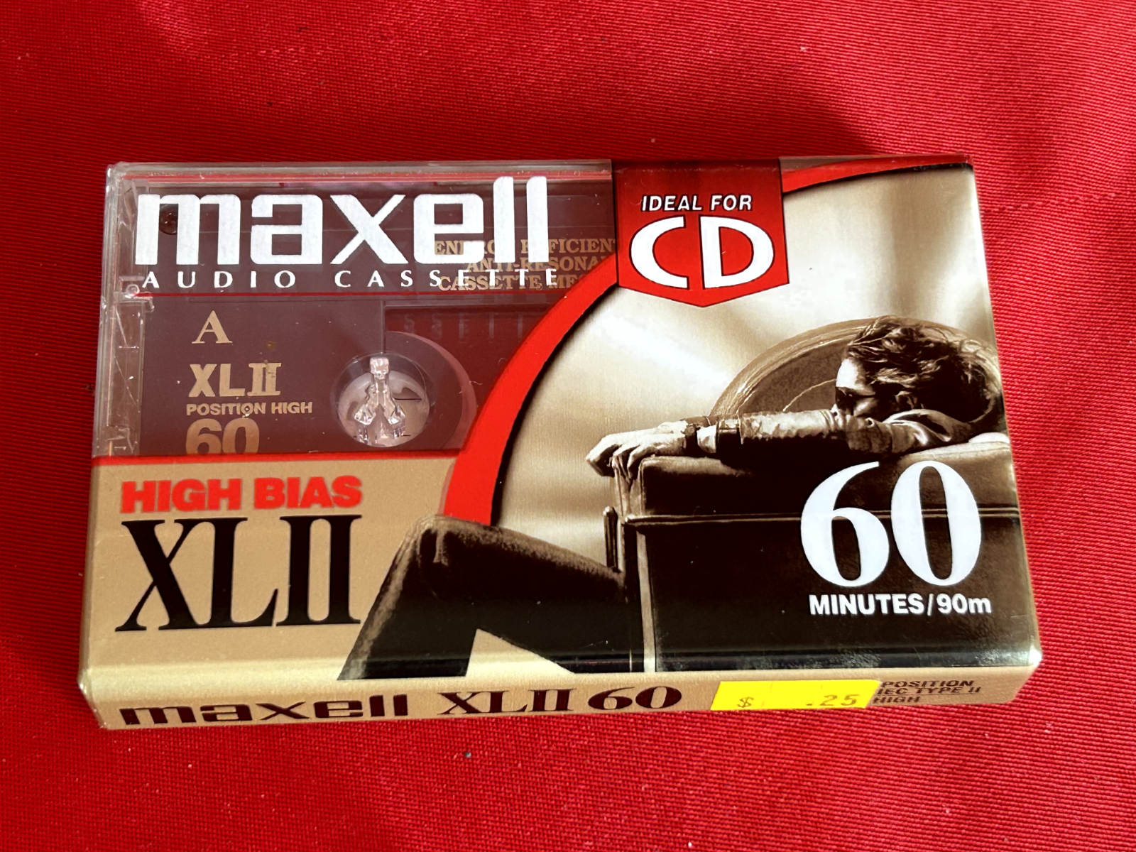 Maxell High Bias XLII 60 Minute Audio Cassette Tape Sealed - New