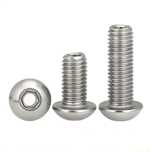 M4 M5 M6 M8 M10 M12 Stainless Steel Hex Socket Button Head Hollow Screws Bolts - Picture 11 of 12
