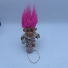 Russ Happy Birthday Troll 5" with Pink Hair and Present