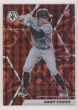 2021 Panini Mosaic Rookie Reactive Red Mosaic Prizm Andy Young #210 2l4