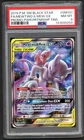 Pokemon Card - PSA 8 Mewtwo & Mew GX SM191 - Black Star Promo Tag.- NM-MT - PSA8