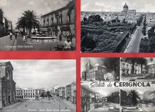 CERIGNOLA -LOTTO DI 7 CARTOLINE D'EPOCA BN viaggiate - FOGGIA - vedi foto