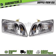 Left Right Headlight Assembly For 2007-2010 Blue Bird Vision School Bus 7.2l Left Right Headlight Assembly For 2007-2010 Blue Bird Vision School Bus 7.2l