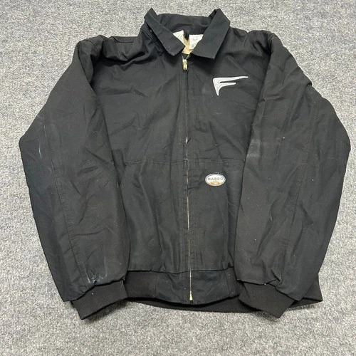 Rasco Jacket Mens Size 2XL-Tall Black Duck Flame Resistant Hooded Work Utility - product listing photo