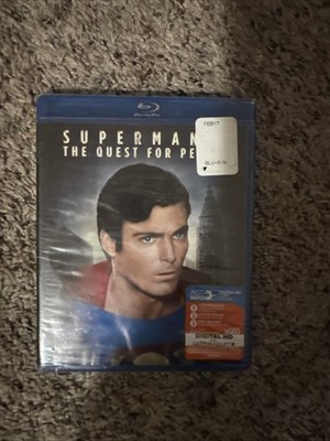 Superman IV: The Quest For Peace (Blu-ray) Christopher Reeves NEW Sealed