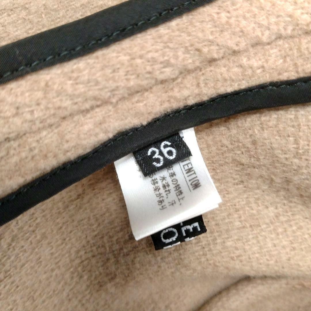 Herringbone Buffalo Toggle Button Duffle Coat M-L… - image 11