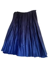 NEW with TAGS - ELLEN TRACY Womens Skirt 14 Blue Pleated