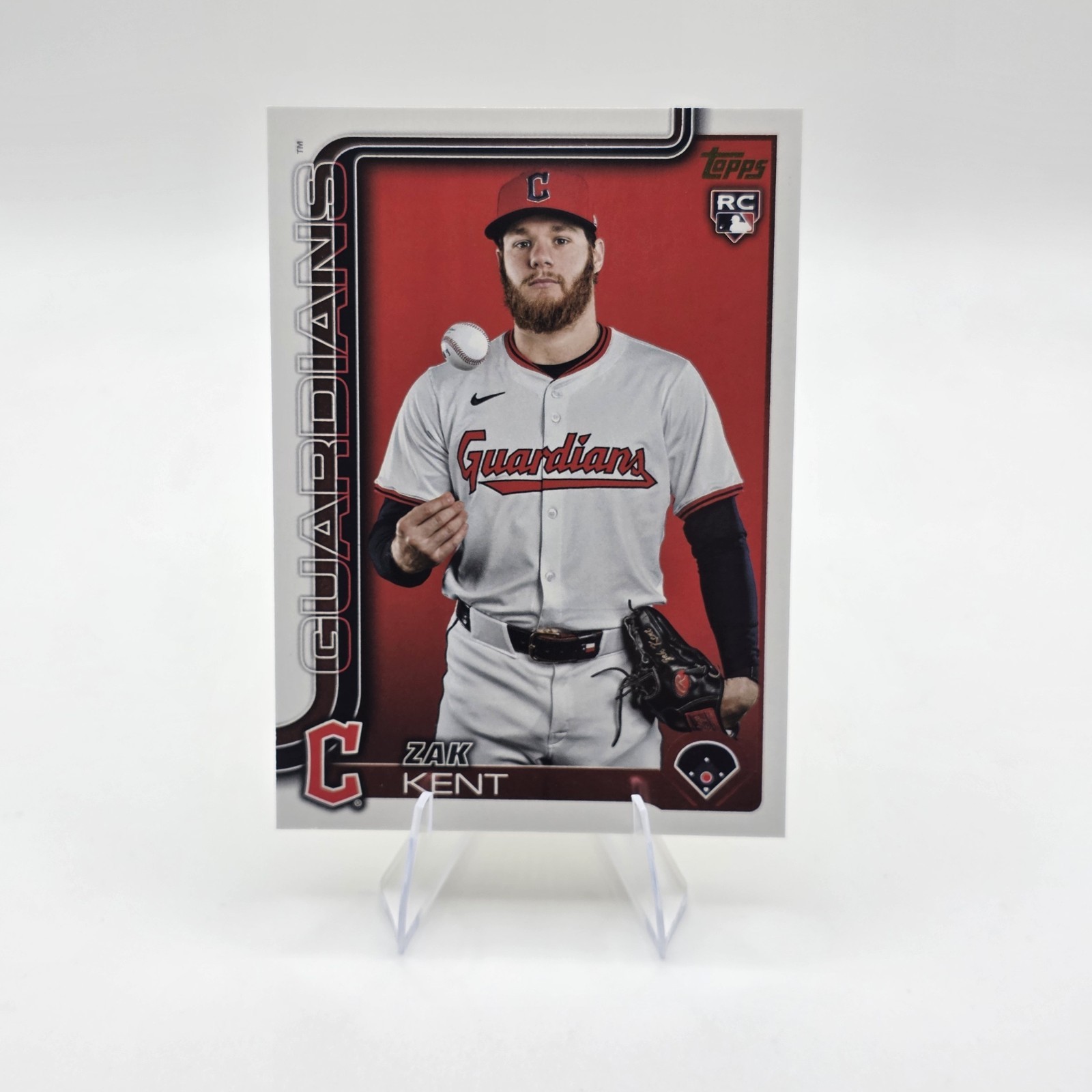 2025 Topps Update Zak Kent Golden Mirror RC SSP #US238 Cleveland Guardians