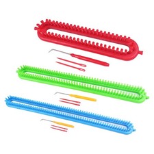 Webrahmen Mit Häkelnadel, Häkel- Und Strickwerkzeug Für Schals, Mützen Und