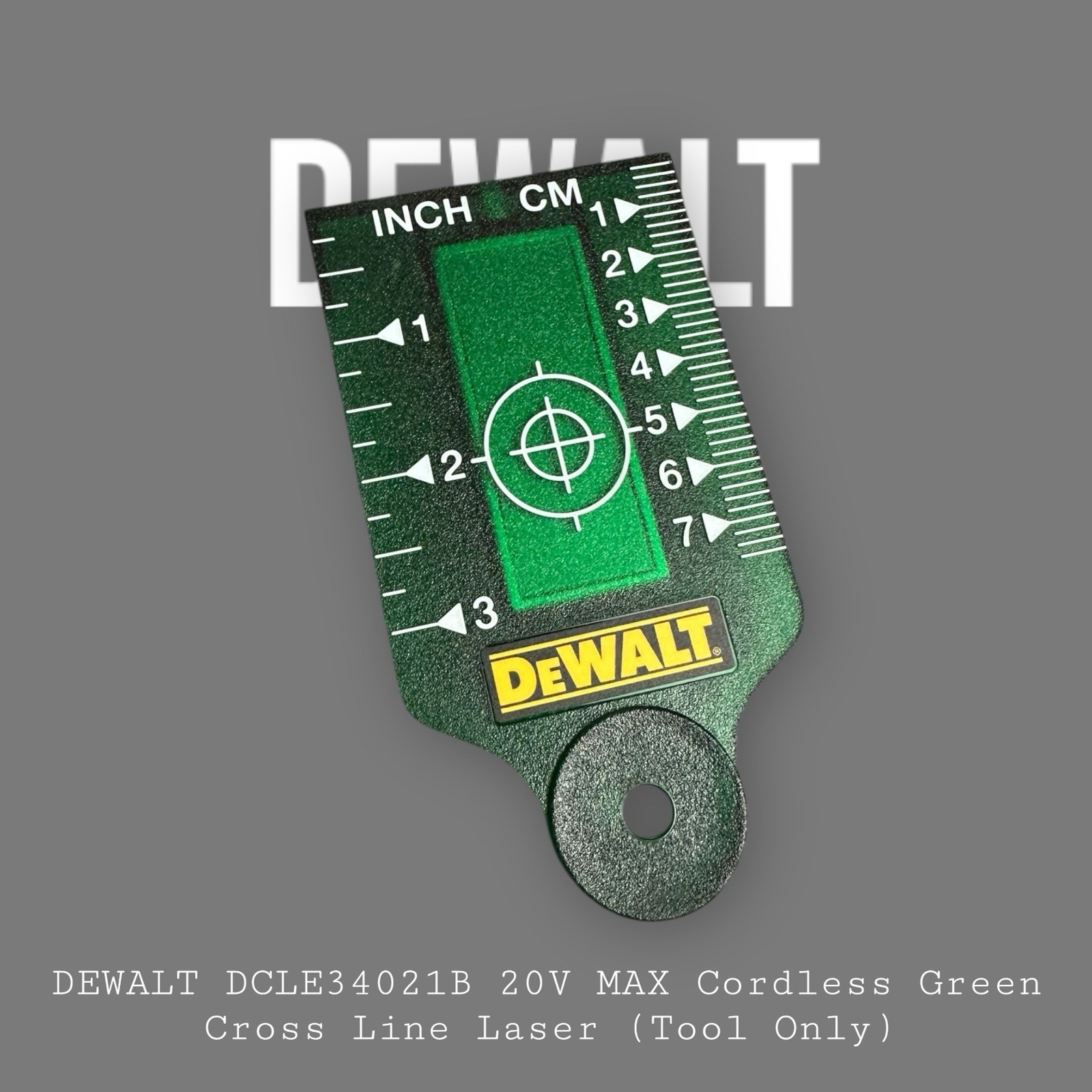 DEWALT DCLE34021B 20V MAX Cordless Green Cross Line Laser (Tool Only)