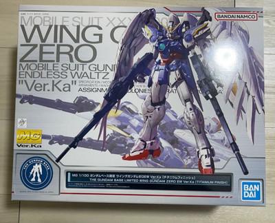 BANDAI MG 1/100 Wing Gundam Zero EW Ver.Ka Titanium Finish Limited Model Kit