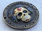 DEA Florence Resident Office HIDTA South Carolina Federal Police Drug Skull Coin — photo 3