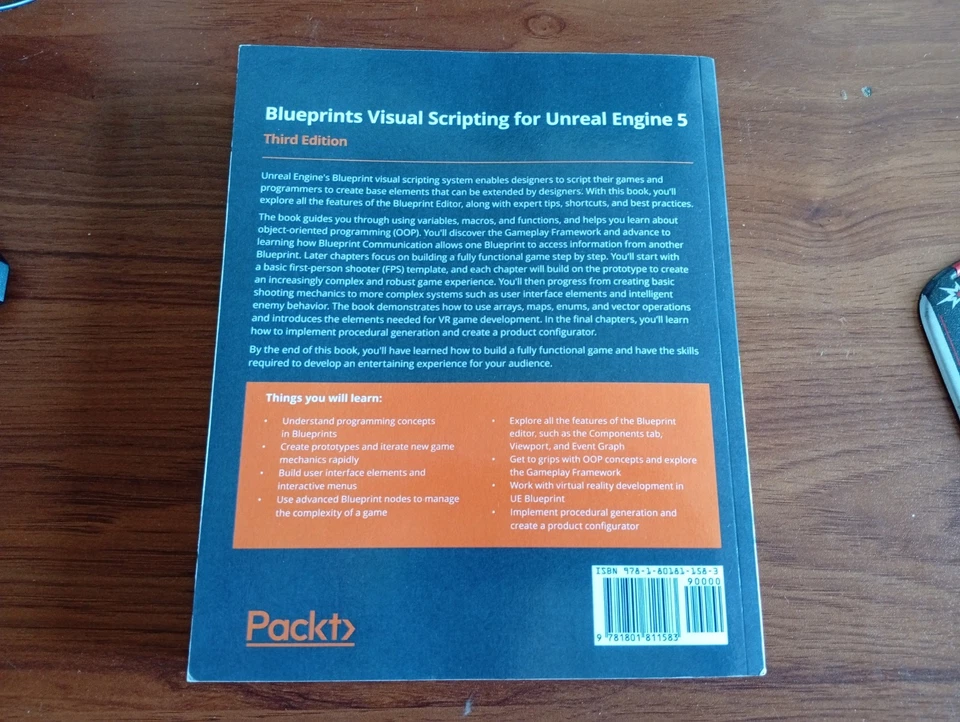 Pack 7 Unreal Engine 5 Learning Books. (In perfect condition, like new) - Imagen 4 de 4