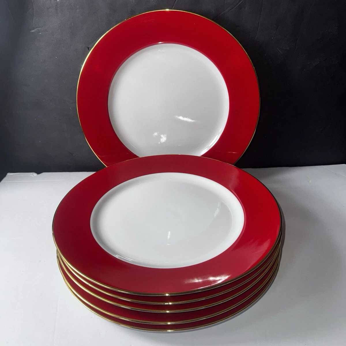 Crate and Barrel Red Dinnerware Plates for sale | eBay