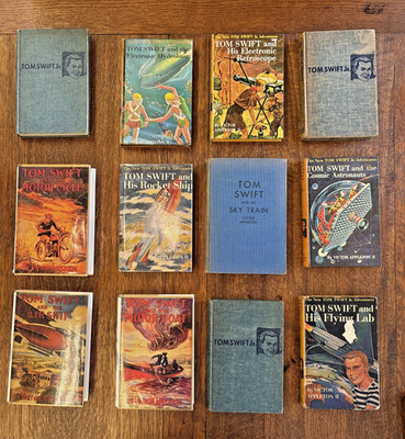 Vintage The New Tom Swift Jr. Adventures & Tom Swift Lot of 12