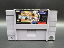 Harvest Moon Super Nintendo SNES •NEW BATTERY HOLDER INSTALLED!• Clean Label