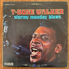 T-Bone Walker – Stormy Monday Blues LP BluesWay Blues Guitar Play Tested