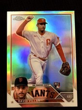 2023 Topps Chrome ROOKIE REFRACTOR David Villar, item 1