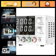 Adjustable DC Power Supply 0-30V 5A, Digital Bench Power Supply, LED Display, US
