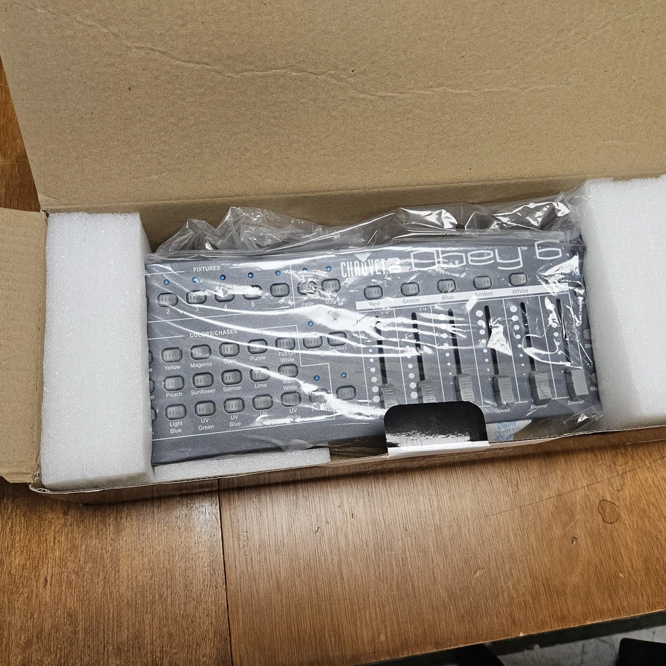 Chauvet DJ Obey 6 Universal DMX512 RGBAW+UV Compact Lighting Controller - Used - Image 2 of 2